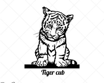 Download Tiger Cub Svg Etsy