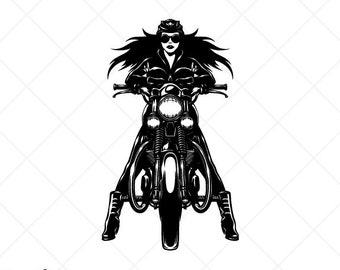 Download Biker Chick Svg Etsy