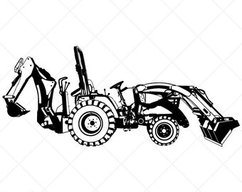 Download Front loader svg | Etsy