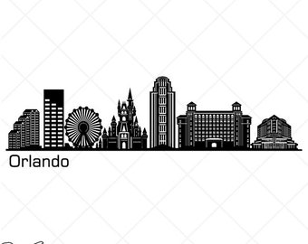 Featured image of post Orlando Skyline Png - You can see the most important buildings, it's isolated and it also says orlando skyline over the silhouette.