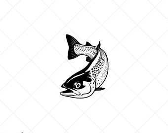 Download Rainbow fish clipart | Etsy