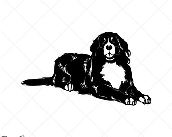 Free Free 111 Bernese Mountain Dog Svg SVG PNG EPS DXF File