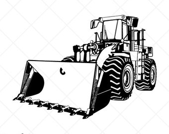 Download Front loader svg | Etsy