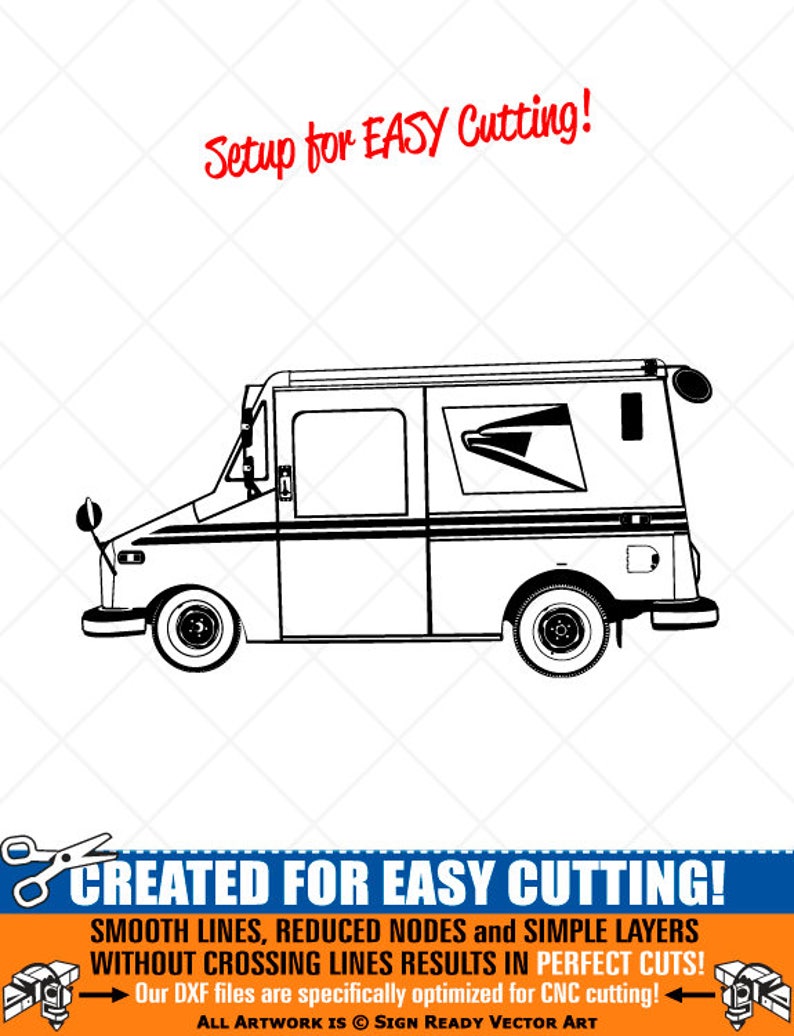 Free Free 279 Us Mail Truck Svg SVG PNG EPS DXF File