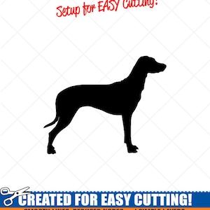 Rhodesian Ridgeback SVG Hund Silhouette Clipart-Vektor Clip Art Grafik Download Bild-Cut Ready Files-Vinyl Sign Design -eps, ai, dxf, png