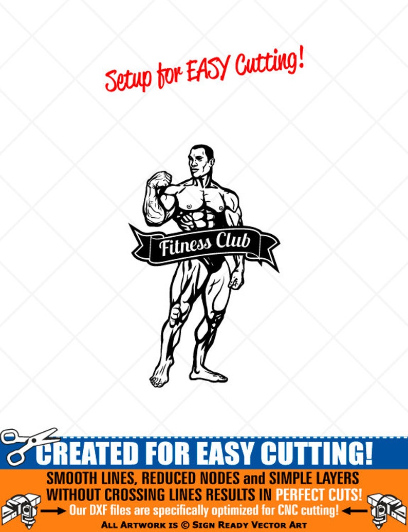Download Art Collectibles Clip Art Eps Ai Svg Dxf Bodybuilding Bodybuilder Weight Lifting Clipart Vector Clip Art Graphics Download Cut Ready Files Cnc Logo Vinyl Sign Design