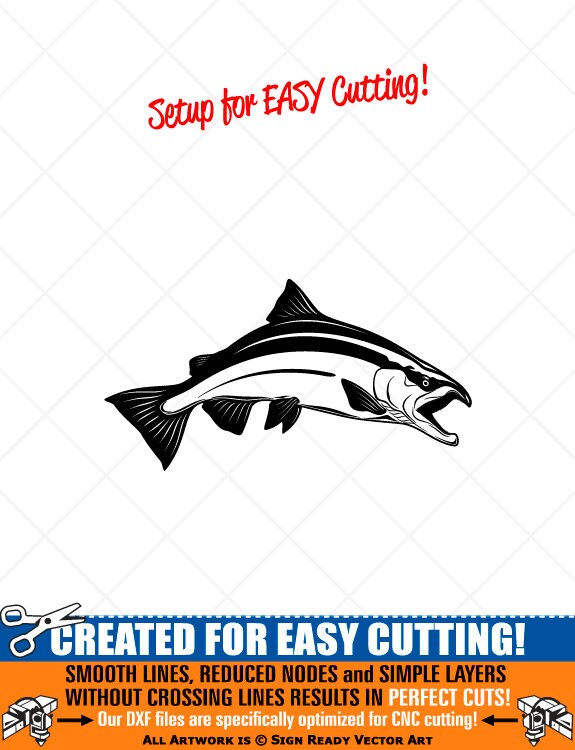 62 Fishing Vector Clipart for Vinyl Cutter 