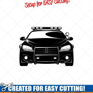POLITIE Auto Clipart-Vector Clip Art Graphics-Digital Download Image-Cut Ready Files-CNC-Cruiser Vinyl Sign Design-eps, ai, svg, dxf, png, pdf