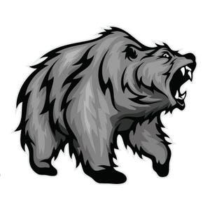 GRIZZLY BEARS MASCOT Sports Team Clipart-Vector Clip Art Graphics-Digital Download-Business Template Logo Design Files-eps, ai, svg, cdr,pdf