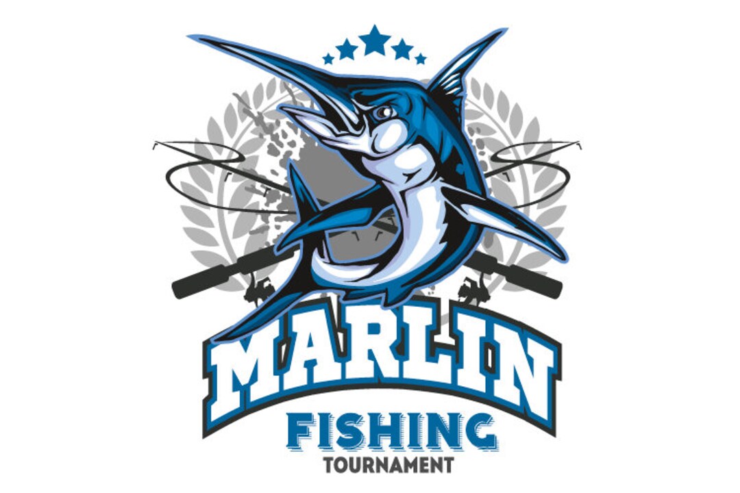 MARLIN FISHING Clipart-vector Clip Art Graphics-digital Download ...