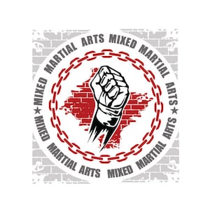 MMA-Mixed Martial Arts SPORTS Clipart -Vector Clip Art Graphics -Digital Download-Template Design Files-Logo-Badge-Emblem-Sign -eps, ai, svg