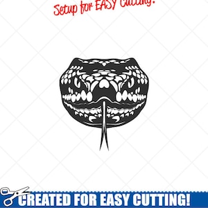COBRA SNAKE hoofd Clipart-Vector Clip Art Graphics-digitale Download - klaar Design voor bestanden-CNC-Logo-Vinyl-teken Cut - eps, ai, svg, dxf, png, pdf