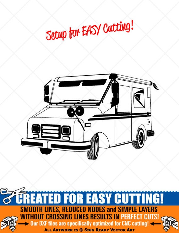 Free Free Postal Truck Svg 550 SVG PNG EPS DXF File