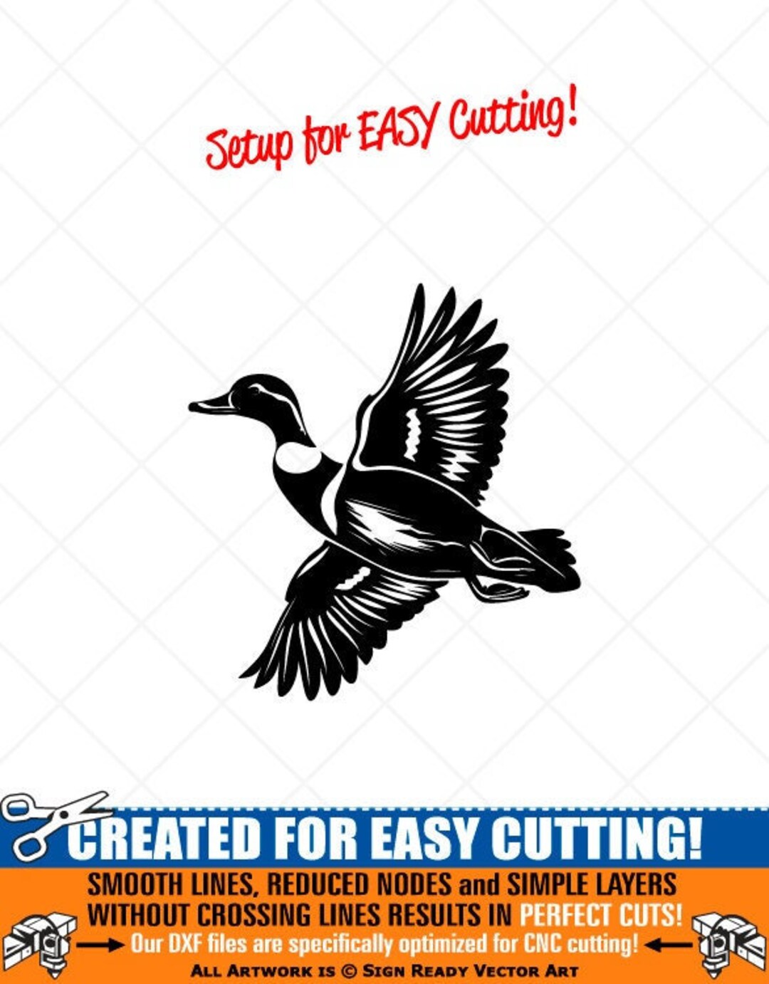 Flying Wood Duck SVG Clipart-vector Clip Art Graphics-digital Download ...
