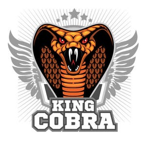 KING COBRA SNAKE mascotte sport Team Clipart-Vector Clip Art Graphics-Digital Download-Business sjabloon Logo Design bestanden-eps, ai, svg, cdr, pdf