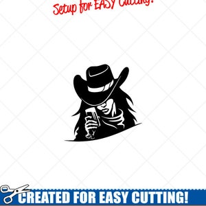 SEXY COWGIRL mit Bier in der Salon-Bar Clipart Vektor Clip Art Grafik-digitalen Download-Schnitt bereit Dateien-CNC-Vinyl Zeichen Design-Eps, Ai, Svg, dxf