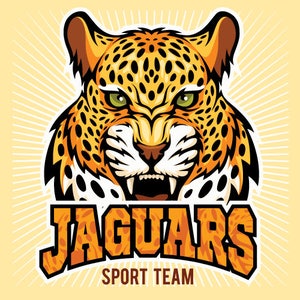 JAGUARE Maskottchen Sport Team Clipart Vektor Clip Art Grafik-Digital Image Download-Business Vorlage Logo-Design-Dateien-Eps, Ai, Svg, cdr, pdf