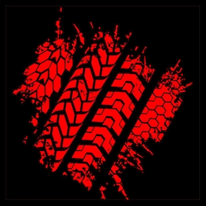 TIRE TRACKS Set Clipart -Vector Clip Art Graphics -Digital Download Images -Offroad Mud Marks Design Template Flies -eps, ai, svg, cdr, pdf