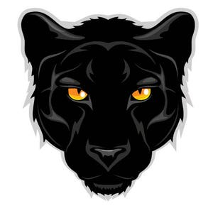 BLACK PANTHER MASCOT Sports Team Clipart-Vector Clip Art Graphics-Digital Download-Business Template Logo Design Files-eps, ai, svg, cdr,pdf