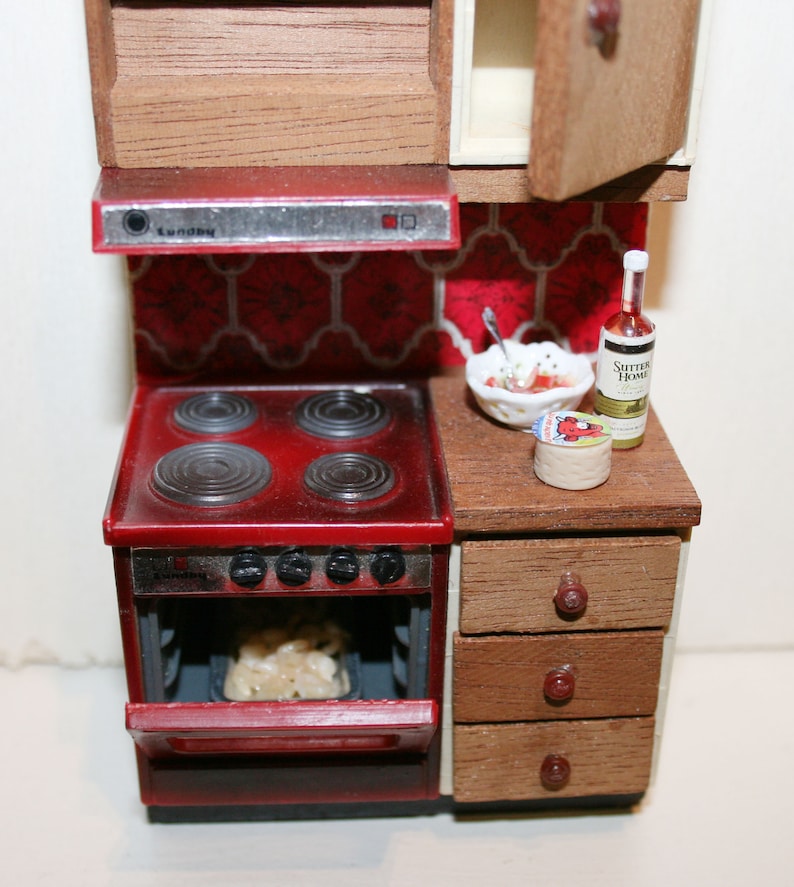 Vintage Lundby 1970s dolls house kitchen unit /Miniature/ Etsy