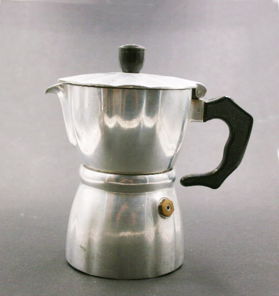 Mind Reader Silver Stove Top Espresso Coffee Maker