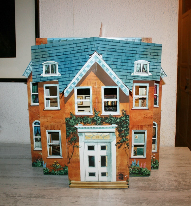 Victorian Dollhouse Pop up Book by Keith Moseley Rare Italian Edition