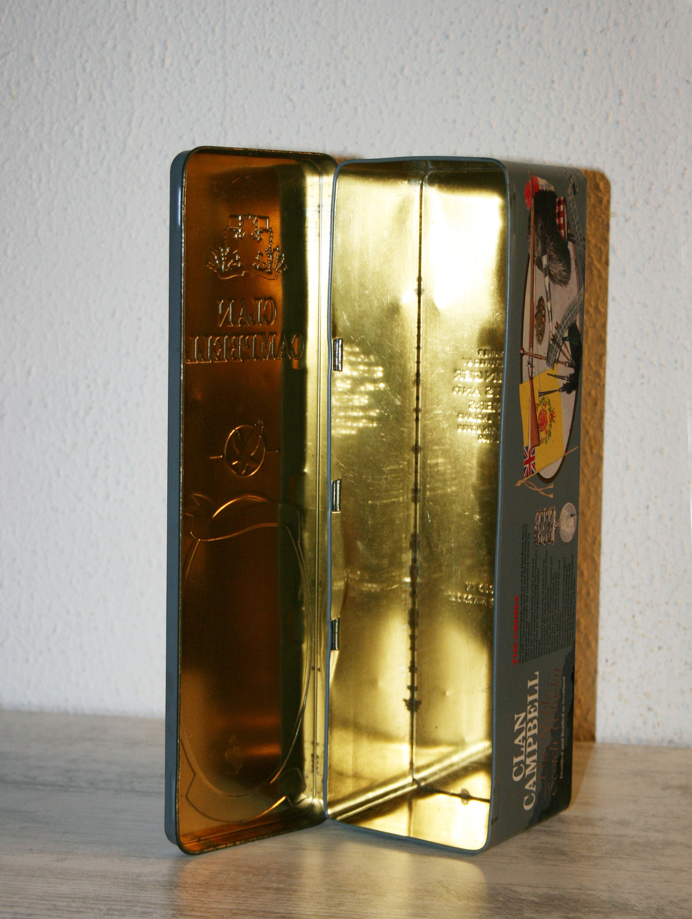 Boîte métal décorative scotch et whisky
