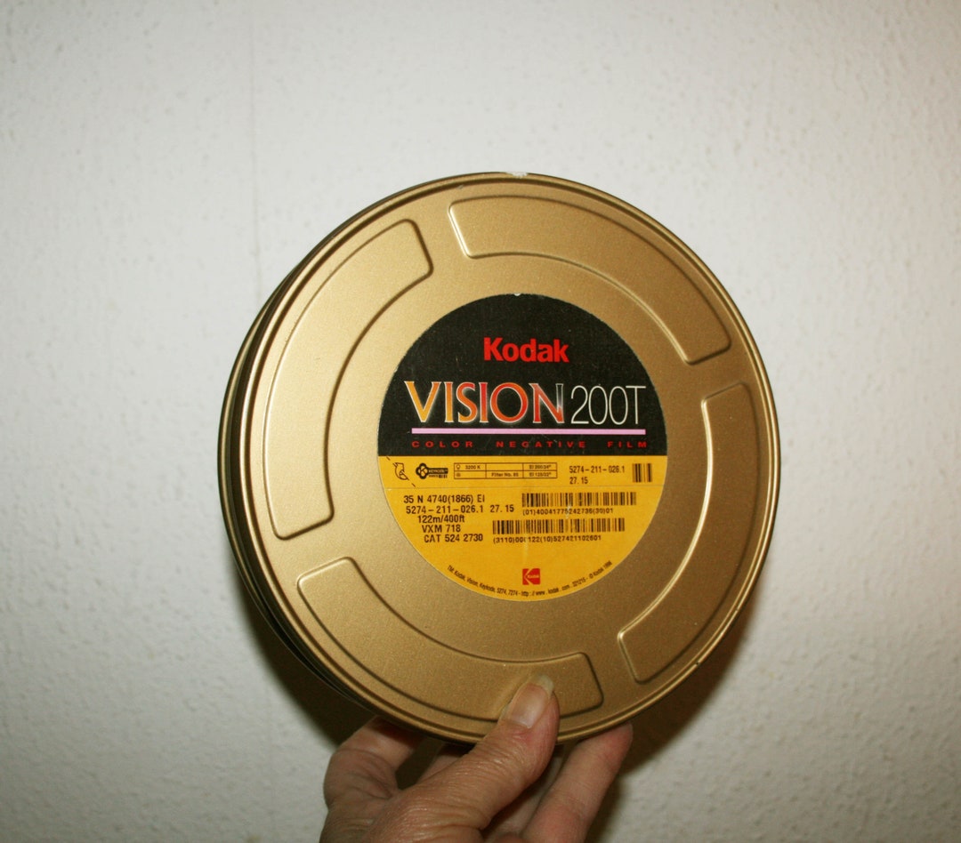 Kodak, Old Tin Box movie Film Collectable Metal Storage Tin Box Vintage