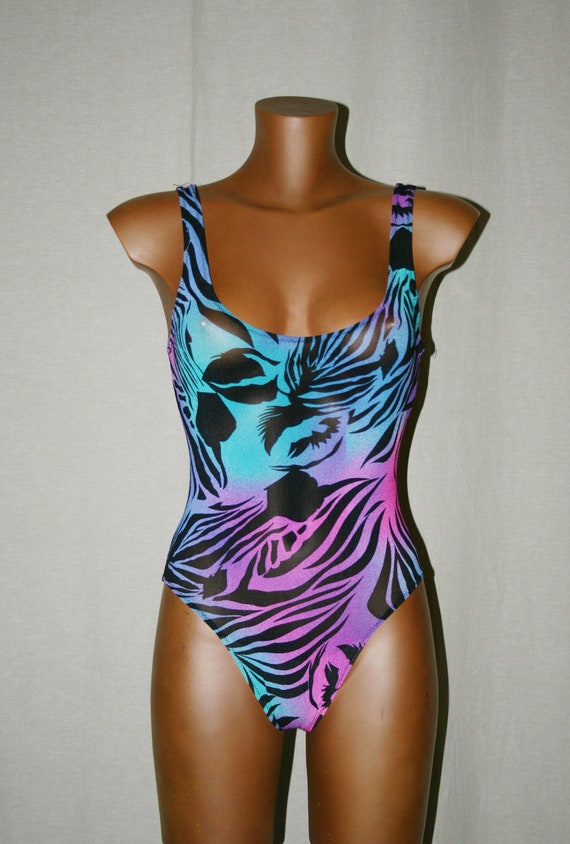 Vintage swimsuits/ bodysuits/costumes/colorful flo