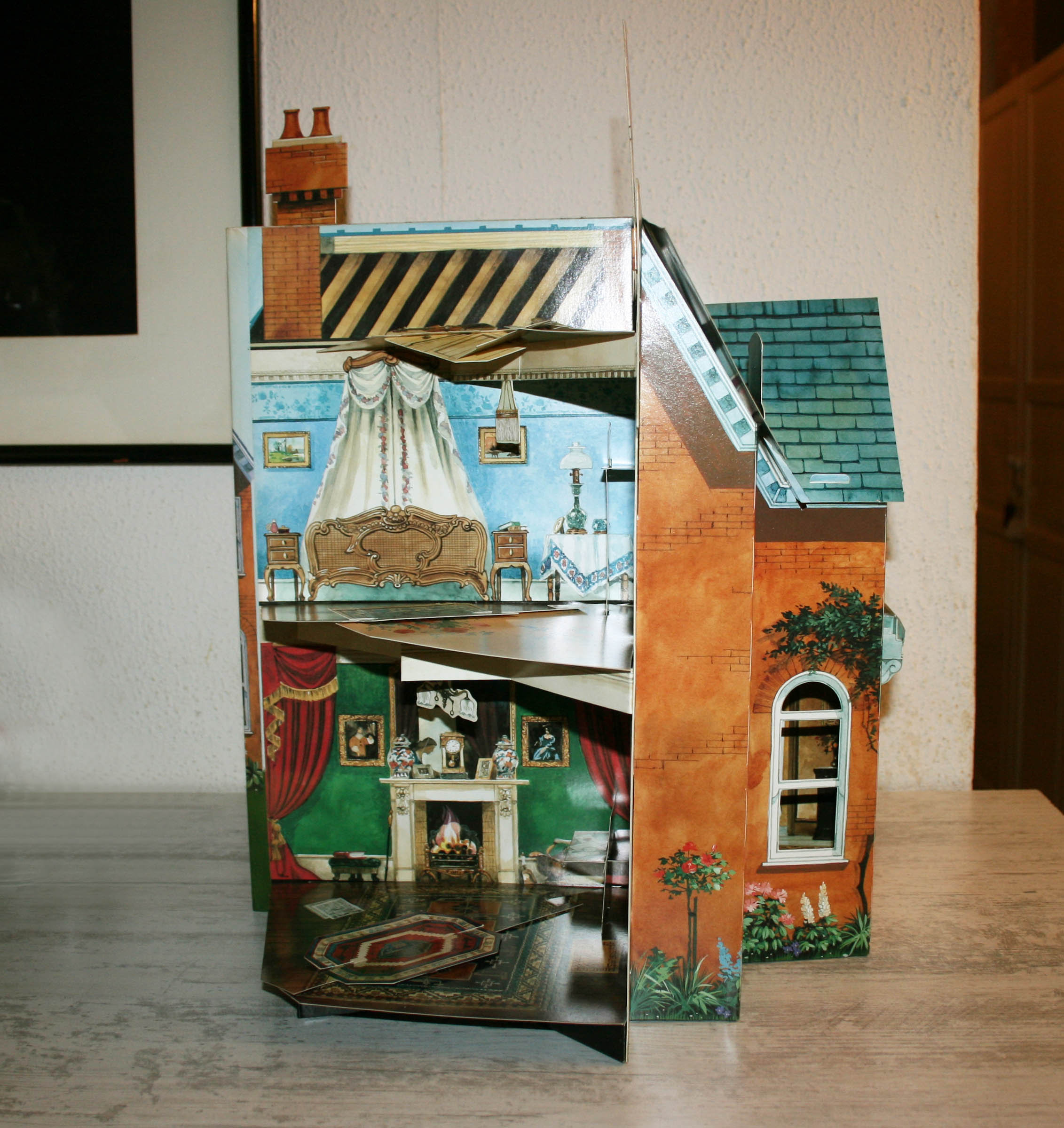 Victorian Dollhouse Pop up Book by Keith Moseley Rare Italian Etsy
