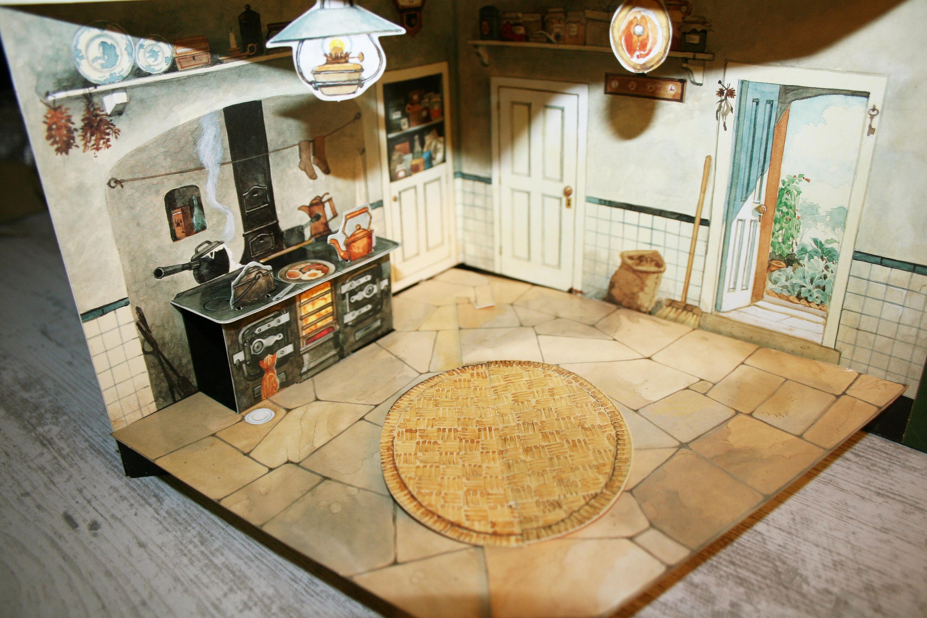 Victorian Dollhouse Pop up Book by Keith Moseley Rare Italian Edition