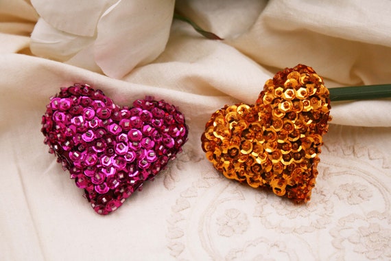 Sequin brooch best sale