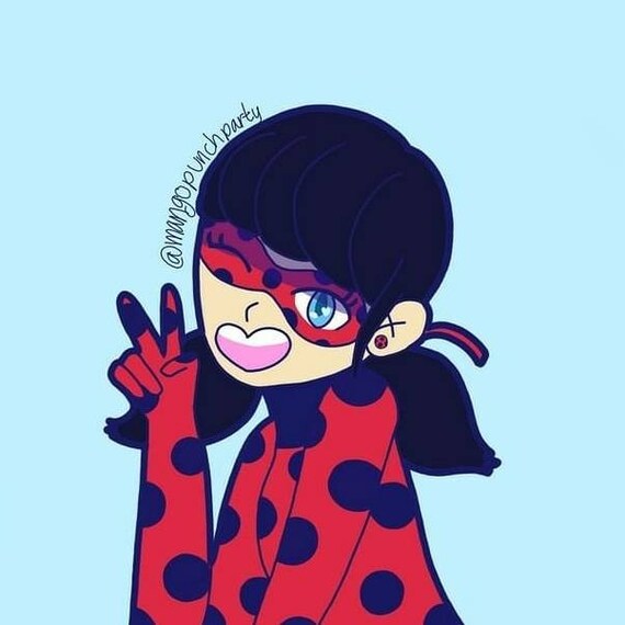 Miraculous Ladybug And Chat Noir Pinback Buttons