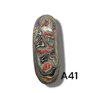 GRAFFite (Graffiti Fordite) Resin Finished Cabochon 20ct