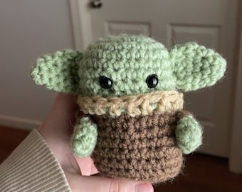 Star Wars Grogu Plush: Finished Crochet Toy