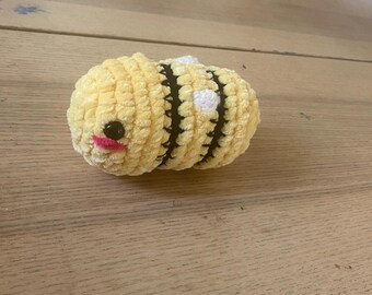 Crocheted bumble bee