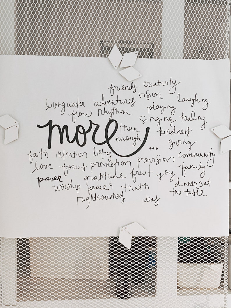 MORE Than Enough. Digital Art. Printable. Wall Art. Home Decor. Hand ...