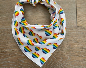 dog bandana, pride, rainbow dog bandana, LGBTQ Dog bandana