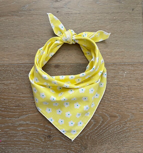 Yellow clearance dog bandana