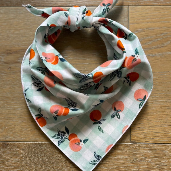 dog bandana, Oranges, fruit bandana, Spring