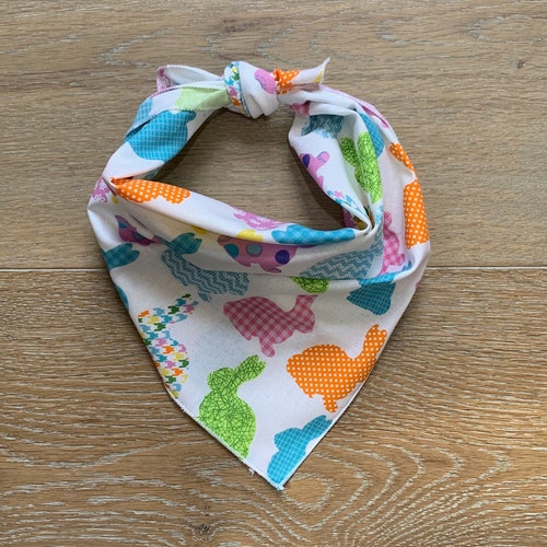 Easter Dog Bandana Every Bunny Loves Me Easter Pet Bandana Etsy