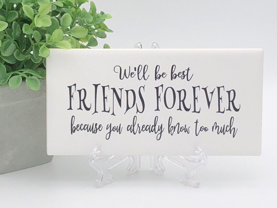 Best Friend Forever Gift/long Distance Friendship/best Friend Birthday