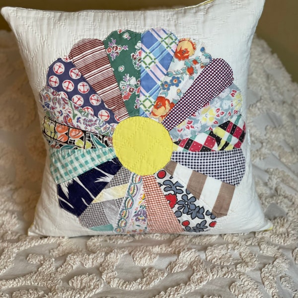 Vintage Quilt pillow Cover