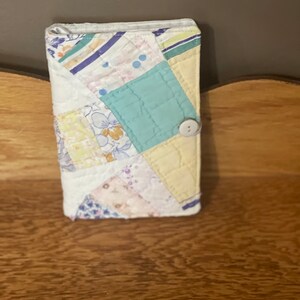 Vintage Quilt 4x6 inch journal cover