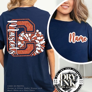 Custom Cheer Tshirt, Cheerleading Shirts, Glitter Cheer Camp, Cheer Mom Shirt, Bulk Order, Coach Gift Cheer Pom Tshirts, CHR09222101