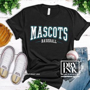Custom Baseball Tshirt, Baseball Mom Shirt, Glitter Baseball Shirt, Women Baseball Shirts, University Styled Text, Baseball Gift