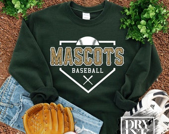 Custom Baseball Sweater, Baseball Mom Sweatshirt, Baseball Game Day Sweatshirt, Women Baseball Sweatshirt, Baseball Gift, BSBLL03202301