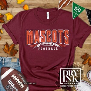 Custom Football Tshirt, Glitter Football Tshirt, Football Mom, Football Mom Gift, Graphic Football Tshirt,  FTBLL07272101