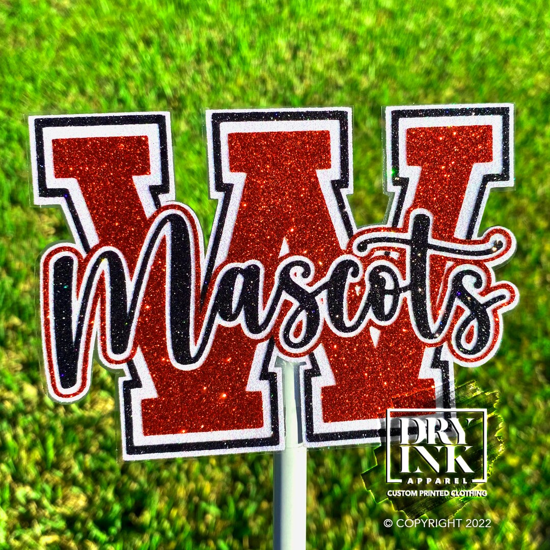 Custom Name Stickers, Personalized Glitter Decal Stickers With Varsity