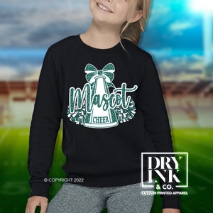 Custom Cheer Sweatshirt Youth, Cheer Sweater for Girls, Glitter Cheer Swag, School Cheer Sweatshirt, Cheer Competiton, Cheer Camp Sweatshirt